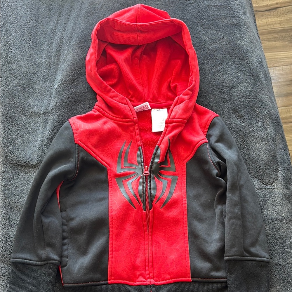 Marvel Red and Black Sweatshirt Hoodie